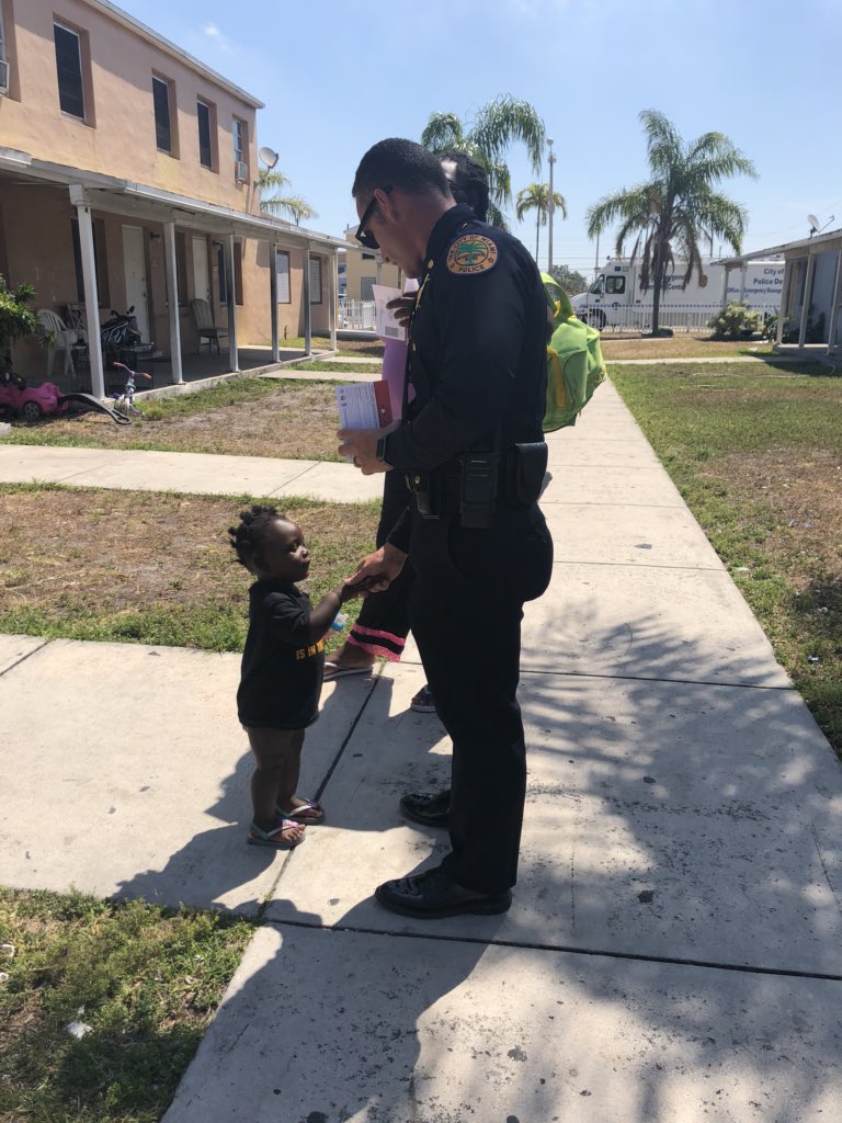 Happening Now !!
The Miami Police Community Relations Section along with the Public Information Office and The P.U.L.S.E. Organization are going Door to Door in the Liberty Square area to provide crime awareness and education and show that WE Care.
#modelcity