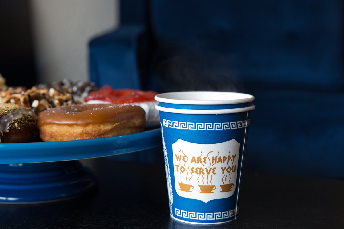 LittleBlueDonut's tweet photo. Our shop is open at 223 W Fairbanks Ave in Winter Park and we are open until 9pm tonight! 🍩 https://t.co/hvVWOiHEnL