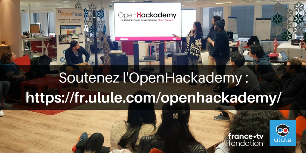 [À PARTAGER 🔄] 
Aidez-nous à favoriser l'#insertion professionnelle de passionnés du #numérique avec nos deux formations #opensource gratuites et certifiantes ! 🚀👩‍🏫👨‍🏫
#10knum #PIC 
Nous soutenir 👉 fr.ulule.com/openhackademy/