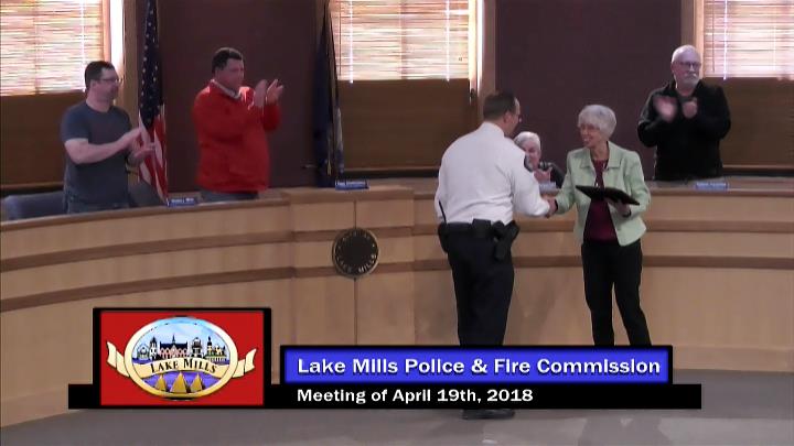 LakeMillsWIPD's tweet photo. Lake Mills Police &amp; Fire Commission President Retires after 15 years… https://t.co/43sWYEflzm