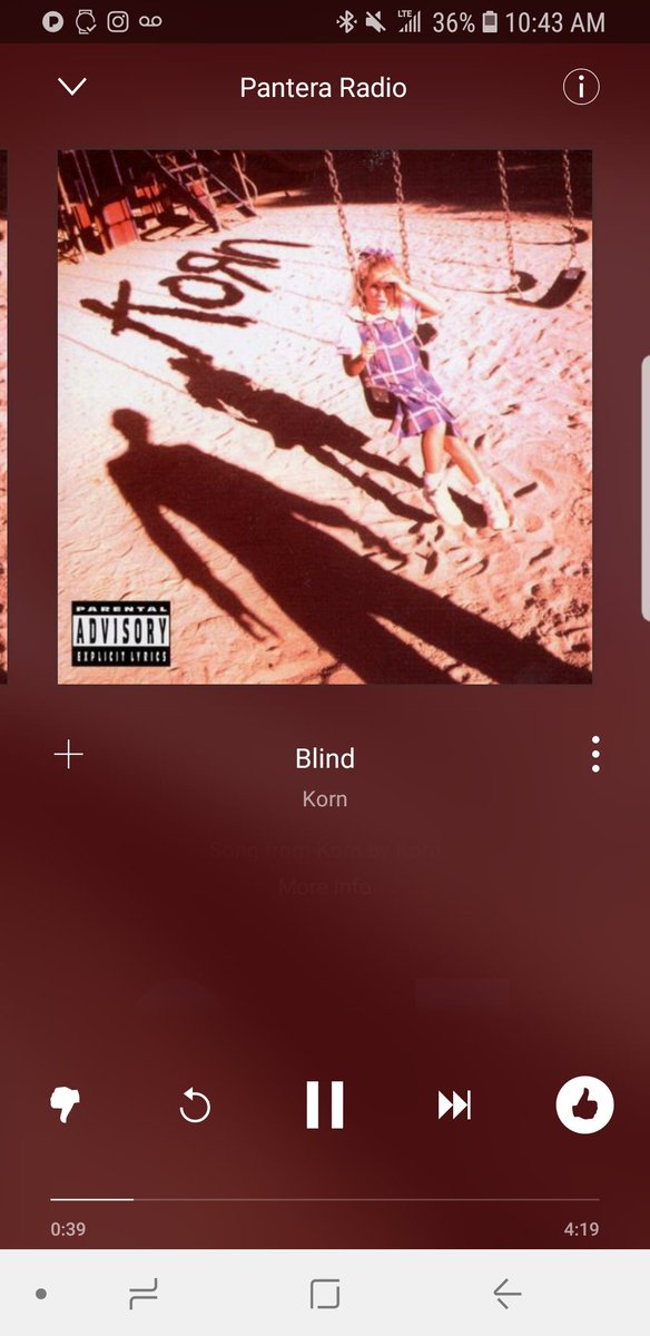 _KristiRoxx's tweet photo. No better way to start your day #korn #blind #pumped https://t.co/EWI2udccU3