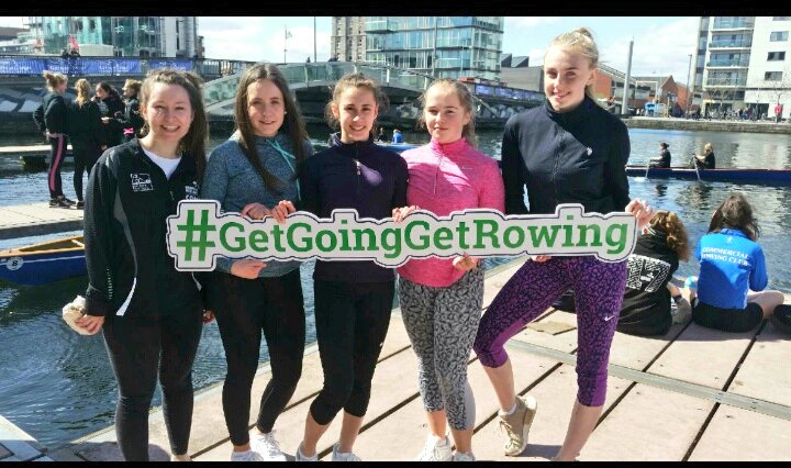 TYColaisteBride's tweet photo. Well done to all our rowers who took park in @get_rowing down at the docklands, plenty of fun in the sun ☀🚣☀@RowingIreland. Huge congratulations to Morena, Kiara, Sophie and Leah who won their heat and got through to the semi-finals #Getgoinggetrowing  #TYrowing #girlpower👧👍 https://t.co/v8hmJwQbtj