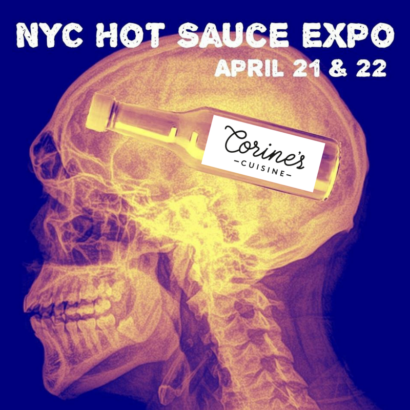 corinescuisine's tweet photo. Got #CorinesCuisine on the brain?!
Join us this weekend at the Brooklyn Expo Center for the 6th Annual@nychotsauceexpo!
Get your tickets today at https://t.co/BCKOZWmlsb https://t.co/kkg1AeVPrY