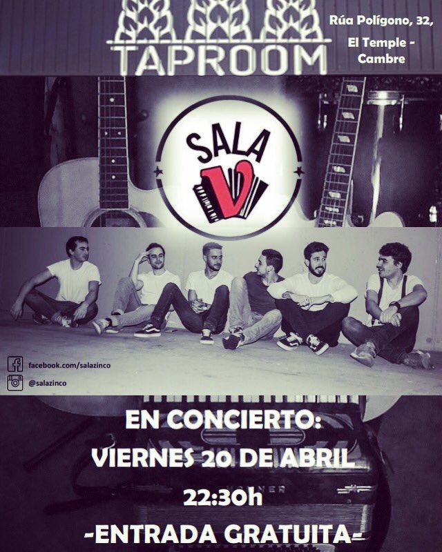 salazinco's tweet photo. Todavía estas a tiempo!!! Nos vemos a las 10 30 en @Taproom_coruna https://t.co/Ef4pAiJiBX