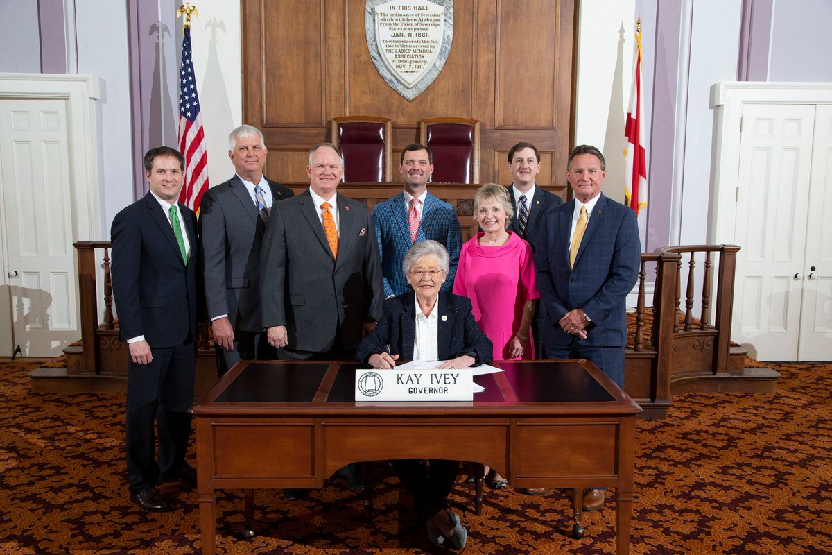 AlfaFarmers's tweet photo. Thanks to @GovernorKayIvey for signing a bill yesterday clarifying that the current state sales tax exemption applies when a farmer cultivates and harvests an agricultural product on leased or rented land. @SenTomWhatley @alfacole https://t.co/E9Uutk8V8c