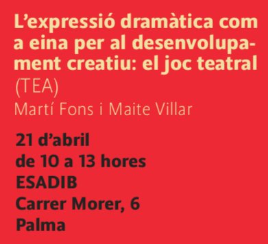 Este sábado tendremos ✌️ talleres. Por un lado estaremos en la <a href="/UIBuniversitat/">Universitat de les Illes Balears - UIB</a> con el Dr. <a href="/fernandezcoca/">🟥 Fernández-Coca, Antonio</a>. Y por otro lado estaremos con la Dra. <a href="/Maite50675284/">Maite Villar</a> y el Dr. #MartíFons en la <a href="/ESADIB/">ESADIB</a>. #AltasCapacidades #SeràsUIB <a href="/EDUN_IB/">EDUNIB</a>