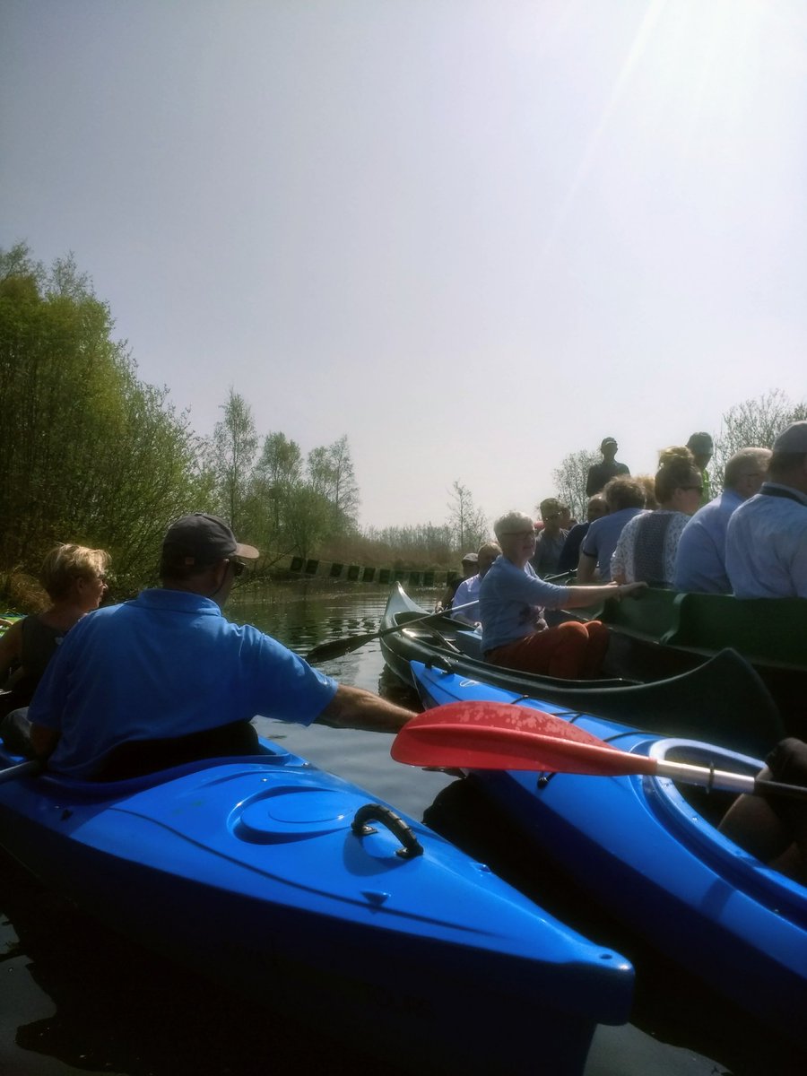kreuger62's tweet image. Opening kanoroute #rottigemeente vanmiddag. Wat een weer! Goed gekozen moment @staatsbosbeheer @weststellingwer Het is dan ook prachtig op de #Scheene!