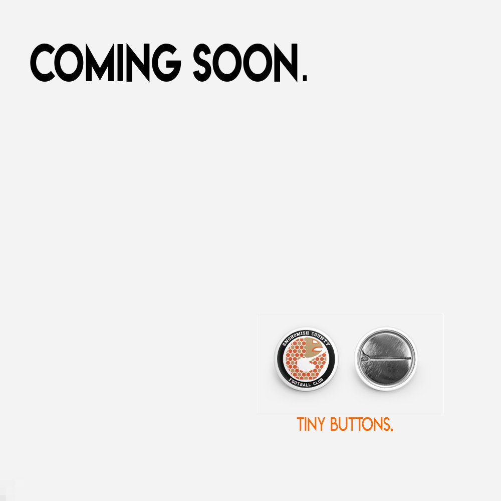 snocofc's tweet image. Just when you thought soccer couldn't get any smaller. #GoFish #TinyButtons
