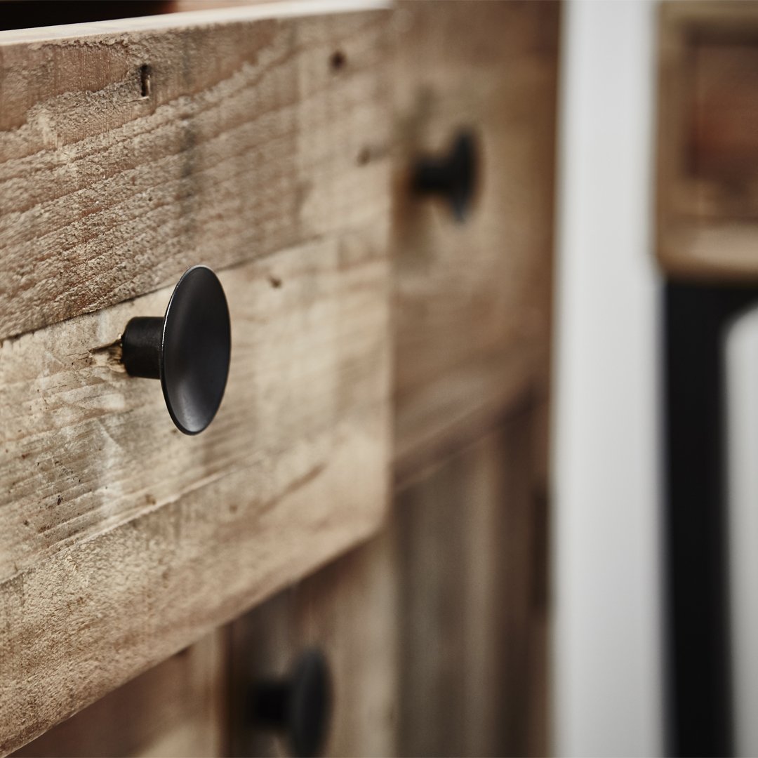 prestigetweet's tweet photo. Close up on the beautiful Nicholson sideboard. Made from Reclaimed wood making each piece truly unique // https://t.co/79idxZVNJo https://t.co/0GrCbYjEBp