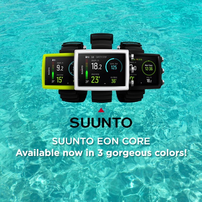 leisurepro's tweet photo. SUUNTO EON Core – Available in 3 gorgeous colors!
Brag and Tag your EON Core and get a FREE hat!
#SuuntoDive #eoncore #LP
https://t.co/MFDvNU2Ypy https://t.co/B6n3xGFNx2