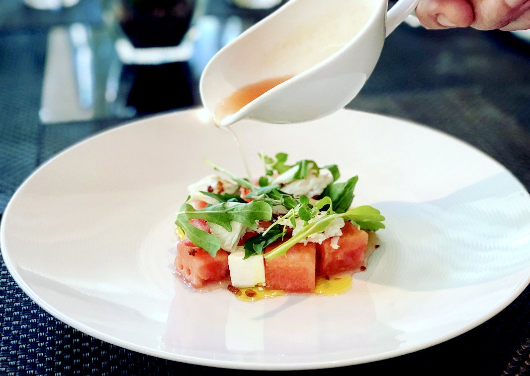 bltsteak's tweet photo. (Slightly) warmer weather calls for Watermelon &amp; Feta! #bltsteak #watermelonseason #feta #spring https://t.co/CbXx6XsMrz