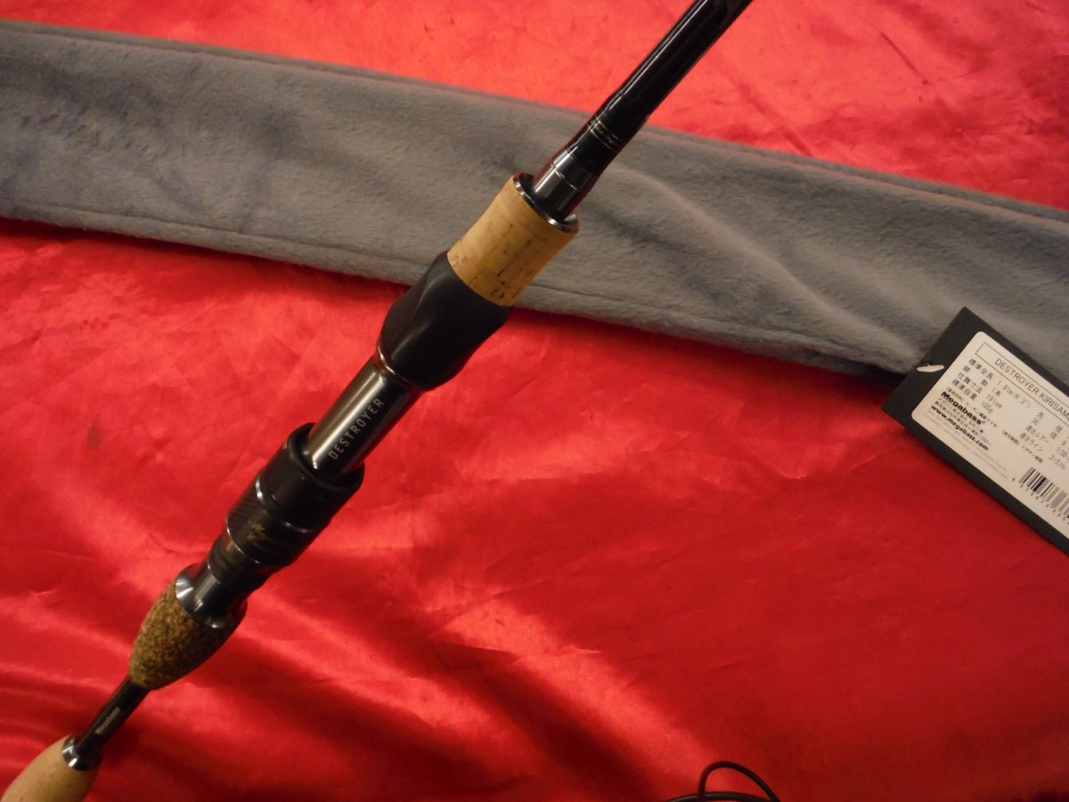 万代仙台南店釣具 釣具入荷情報 メガバス デストロイヤーｆ０ ６３ｘｋｓ 霧雨コンペ Skシート 袋あり １９ ０００ 税込 リールシート塗装剥がれありですが使う分には問題ないかと 繊細な感じですがバットパワーもあっていいです 近場