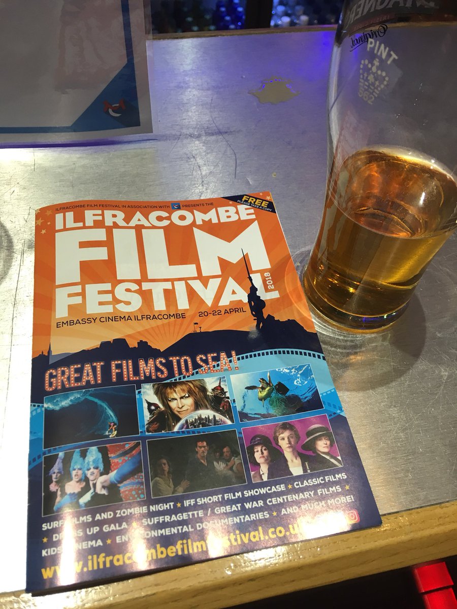 Chilling with the <a href="/FilmIlfracombe/">Ilfracombe Film Fest</a> lot! Wonderful team!