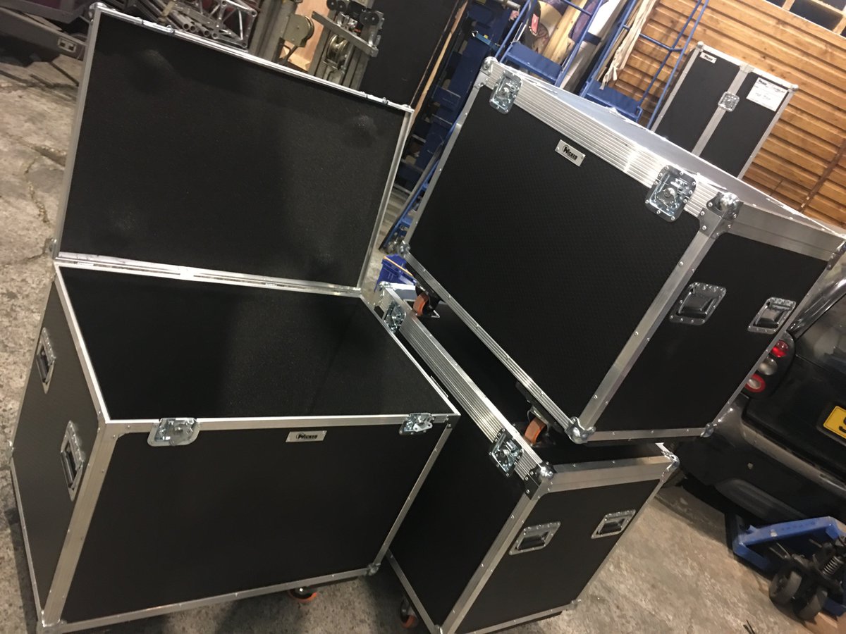 thewickedteam's tweet photo. Did you know that, for a number of years, we have been developing our own fleet of #flightcases? We have a range of #hire cases, alongside a bespoke case making service. 
#TriWallSkips
For more info on our cases: https://t.co/ZY3gLad2rS https://t.co/uGcEHYxj6g