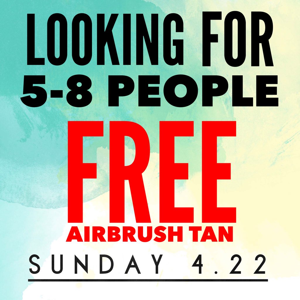 EOTan's tweet photo. My fabulous clients! I'm doing a quick refresher course for my employees as we get busier and busier, and I am looking for a handful of people to come in this Sunday, April 22 for a FREE TAN. Please text 909-297-0570 for details and mention this post. https://t.co/xI8SGfPELi