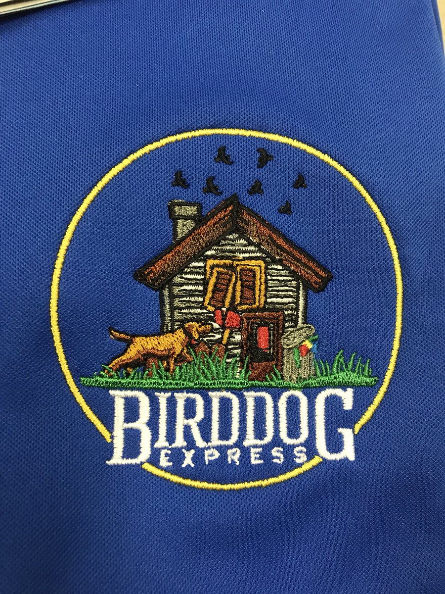 CastleHillsEmb's tweet photo. ✨ Our talented team @castlehillsembroidery created this detailed logo for BirdDog Express! ✨ What do you think? 

#sanantonio #texas #shoplocal #shopsmall #smallbusiness #review #reviewus #quality #embroidery #monogram #customized #personalized https://t.co/ZaihgdQ2L4