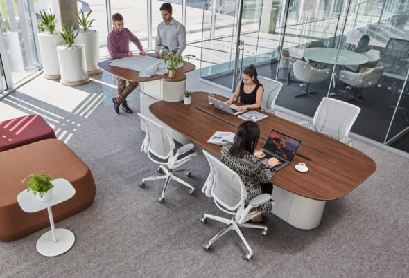 oneworkplace's tweet image. It’s #FurnitureFriday and the Agile Table from @SchiavelloGroup caught our eye!
#WorkplaceDesign #CollaborationSpaces #ProudPartner