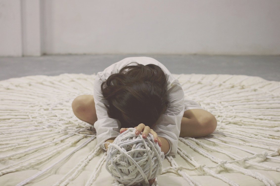 TextileArtsCent's tweet photo. On the #TACblog today! An interview with #textile artist and meditator, @zaidibirin. ➰➰➰ Read more + get inspired: https://t.co/jfT7QZqGCv #WIPresidency #textiles #textileart #sollace #textileartscenter https://t.co/QQg5gLof6v