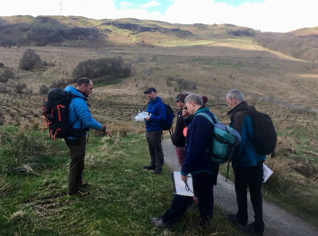 AndyPandyHart's tweet photo. Great day two of @OPScotland1 lowland leader training. Candidates had great weather for the last day :-) @MtnTrngScotland @MtnTraining @ColumbaSchool @GlasgowsDofE @OrdnanceSurvey #iamdofe #getoutdoors https://t.co/XsmTywRXhW