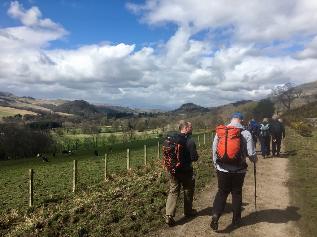 AndyPandyHart's tweet photo. Great day two of @OPScotland1 lowland leader training. Candidates had great weather for the last day :-) @MtnTrngScotland @MtnTraining @ColumbaSchool @GlasgowsDofE @OrdnanceSurvey #iamdofe #getoutdoors https://t.co/XsmTywRXhW
