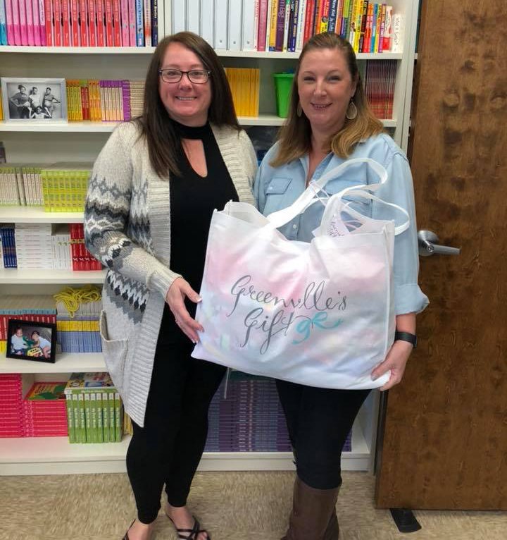 Thank you to Greenville's Gift for the special delivery! #littlestepssc