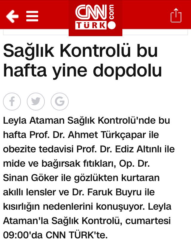 EdizALTINLI's tweet photo. 21 Nisan 09 00 da CNN Türk #RoboticSurgery #Laparoscopy #HerniaSurgery #RefluxSurgery @MemorialSaglik @ugurgenc61 @SuekinciSevim https://t.co/iooEyvzTnf