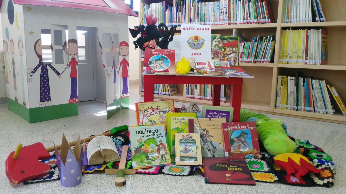 Rebem a Sant Jordi a la Biblioteca Municipal del Catllar@bibliotequestgn