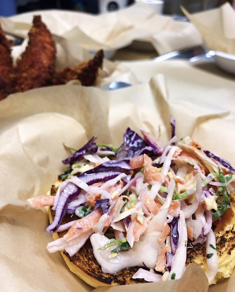 slimsbbqexpress's tweet photo. It’s all about the slaw!!! *and the pulled pork that is about to go on top* 👅 https://t.co/XeeEWxy7LD