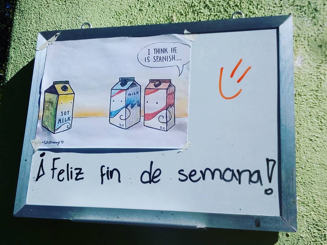 SMSpanishSchool's tweet photo. Have a nice weekend!
😁

#learnspanish
#learnspanishinguatemala
#studyspanish
#weekend
#spanglish
#SanMarcos 
#lakeatitlan https://t.co/l47ANZcM3B