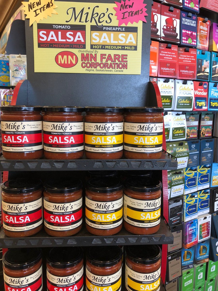 sherwood_coop's tweet photo. #LocalFlavourFriday
Sun is shining and we're ready for some time on the deck this weekend! One of our favourite snacks on the deck is chips with salsa. We recommend @Mikes_salsa! Made in Regina, it's available in varying levels of heat in both tomato salsa and pineapple salsa. https://t.co/kprJcrL4QD