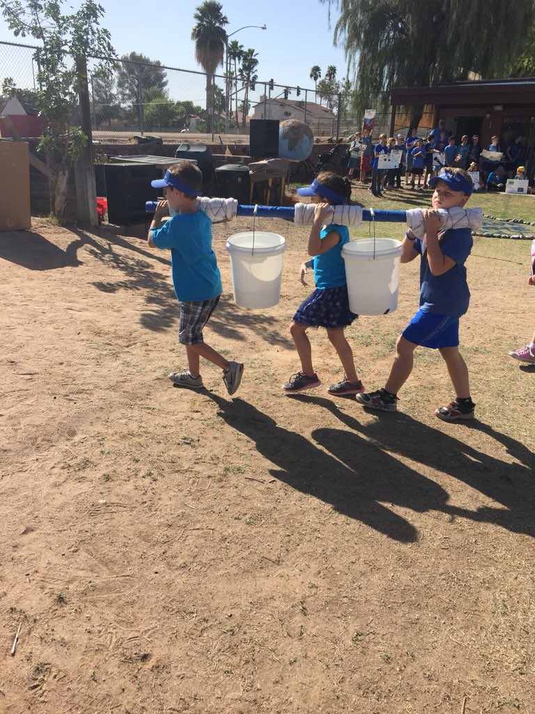 TheJPD's tweet photo. TheSGD’s class at Montessori Education Centre doing Miles for Maji walk for water and rain harvesting in Tanzania! https://t.co/kpDenjy4ma