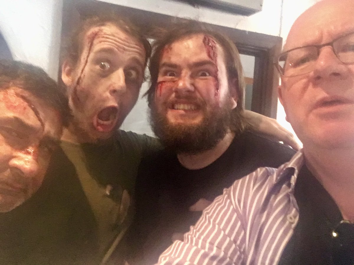 Socialising with zombies <a href="/FilmIlfracombe/">Ilfracombe Film Fest</a> <a href="/ricothezombie/">Zombie Boy</a> <a href="/lovenorthdevon/">North Devon</a> <a href="/Ilfracombetv/">ilfracombetv</a> <a href="/bdcmuseum/">Bill Douglas Museum</a> <a href="/HelenHanson/">Helen Hanson</a>