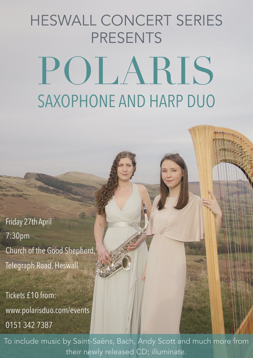 HeswallConcertSeries (@heswallconcerts) on Twitter photo The <a href="/PolarisDuo/">Polaris Duo</a> launched their debut album ‘illuminate’ last night, and we are delighted that they will be performing for us in Heswall a week today (Friday 27th). Tickets are available from polarisduo.com/tickets - join us for a wonderful night of music! The <a href="/PolarisDuo/">Polaris Duo</a> launched their debut album ‘illuminate’ last night, and we are delighted that they will be performing for us in Heswall a week today (Friday 27th). Tickets are available from polarisduo.com/tickets - join us for a wonderful night of music!