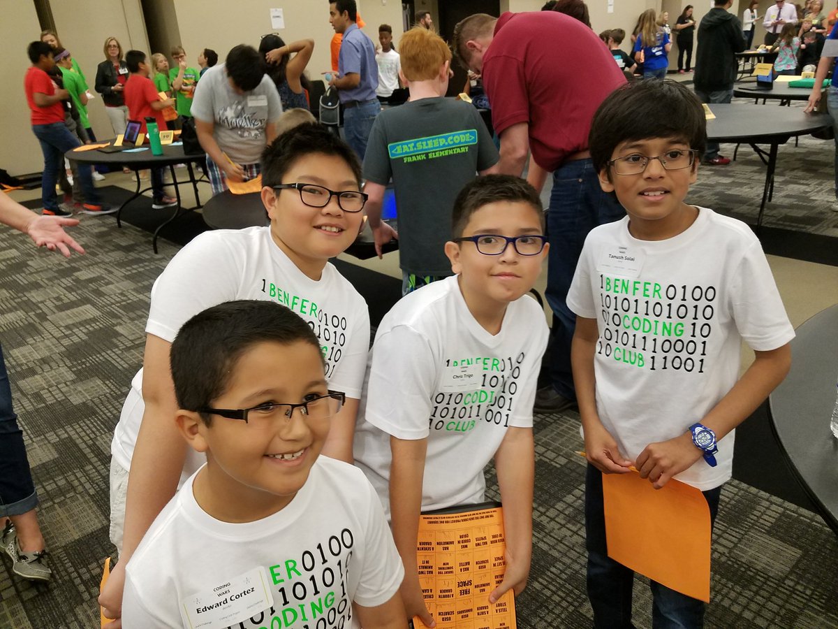 FrankElem5th's tweet photo. Coding Wars 2017-18. The Benfer Coders did amazing!#KleinCodes #Promise2Purpose #growinggreatness https://t.co/WReOL1pVlK