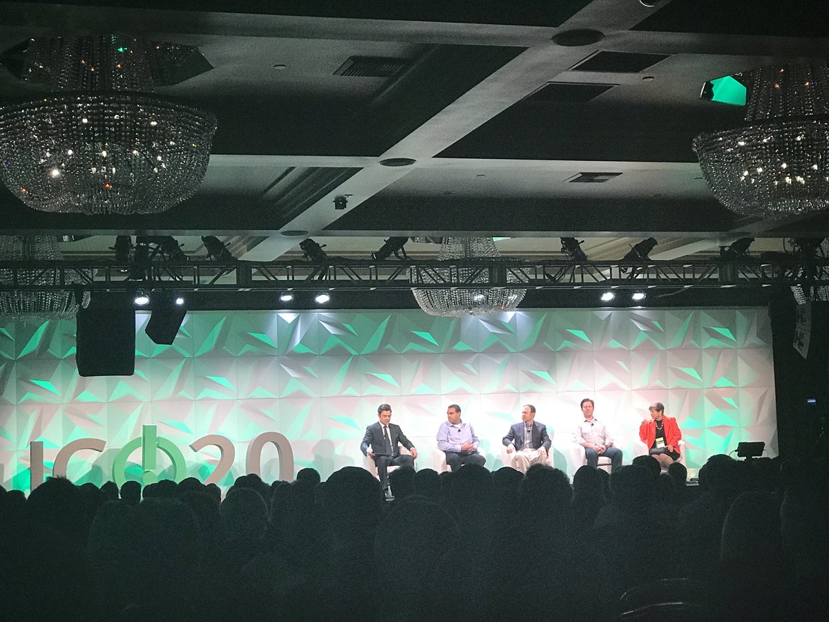 heidyv's tweet photo. Starting the morning strong @StartEngineLA #ICOSummit. Great panel on the path to liquidity talking about regulations/SEC updates. #ico #cryptocurrency https://t.co/sjhiPFtxN3