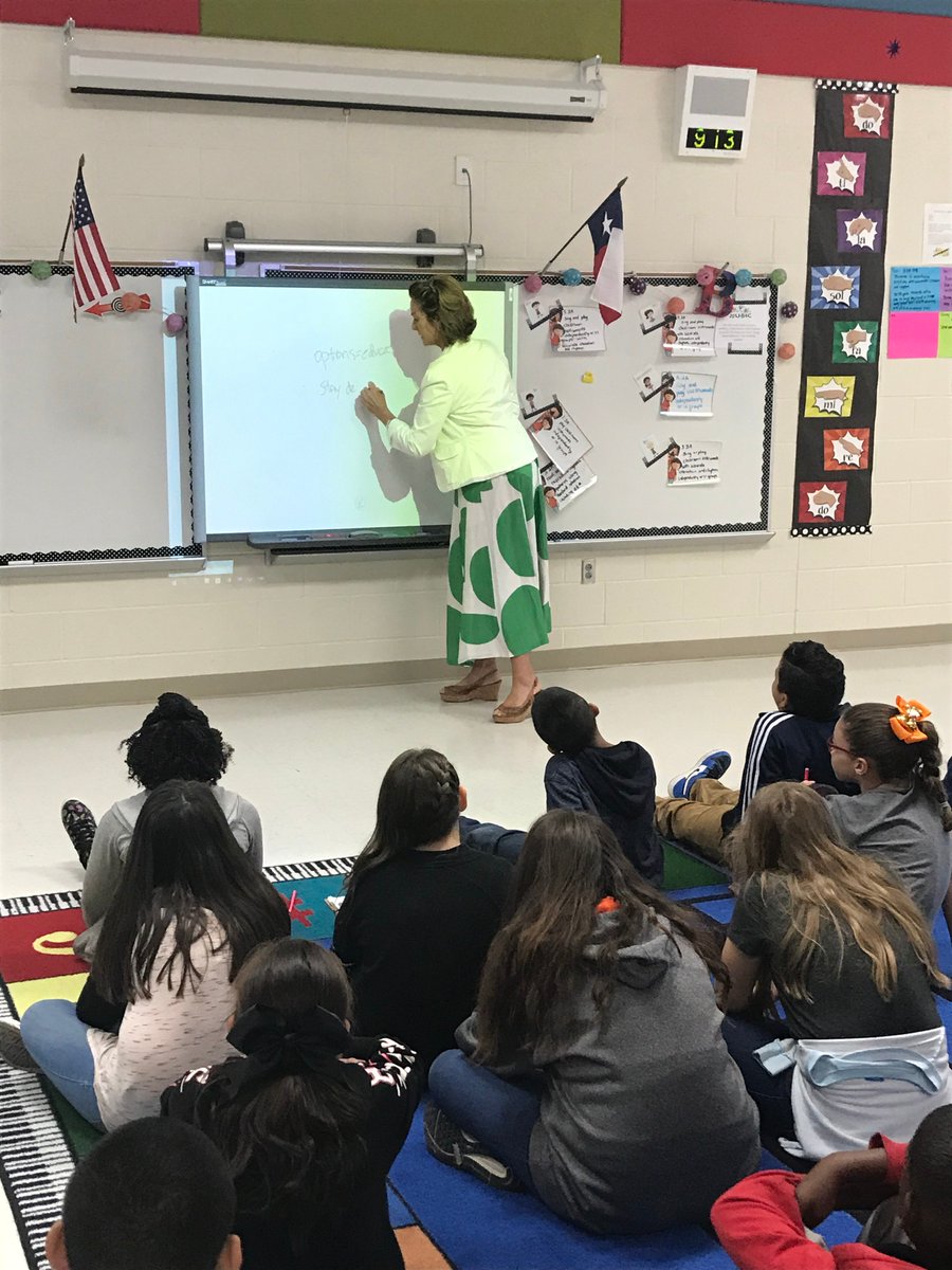 BES wants to thank BISD School Board trustee Whitney Harding for being one of our Career Day speakers today! #bisdshines