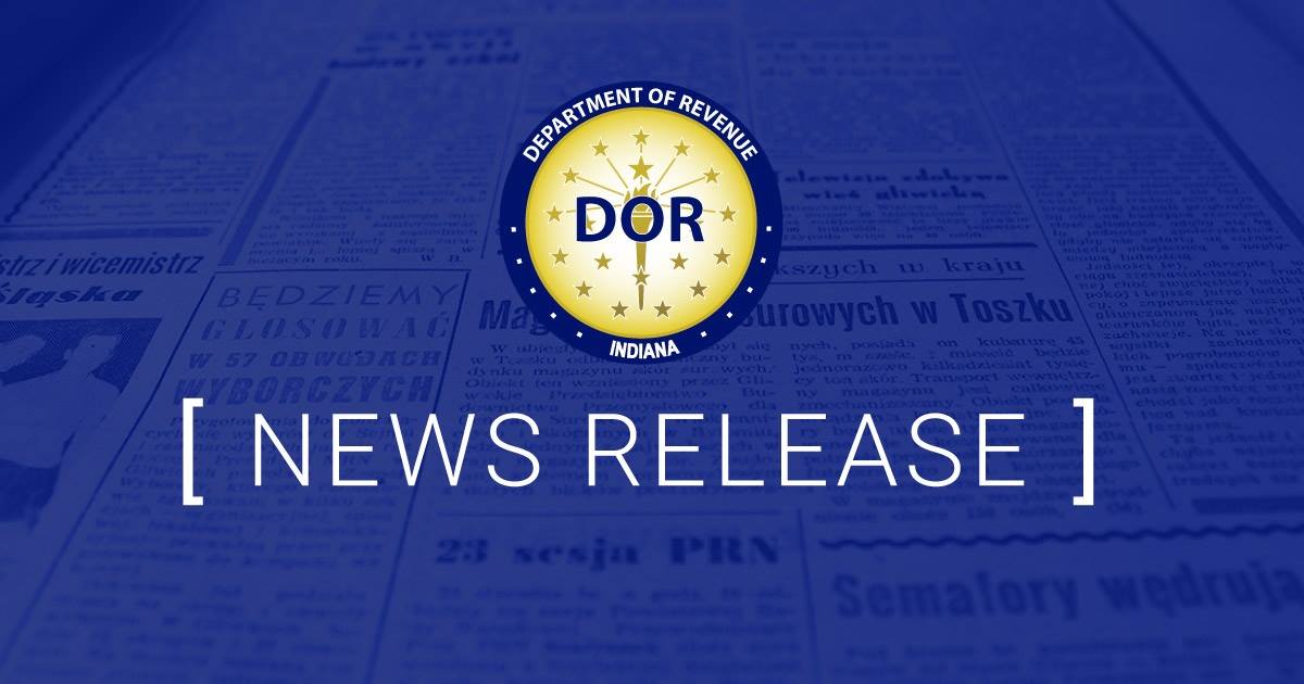 INRevenue's tweet photo. Indiana Recognized as Nation's Leader in Sales Tax Administration. https://t.co/drR5VJ5Uxv #NextLevel #INDOR https://t.co/wtF772jdMO