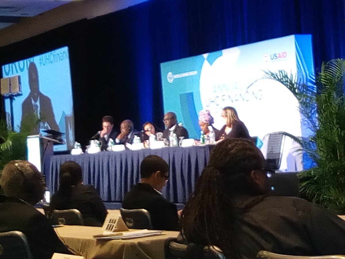 Dr DAFF at Spring Meeting WBG&amp;FMI "With rising inequality and concentration of wealth, are we looking in the right places to finance UHC? "