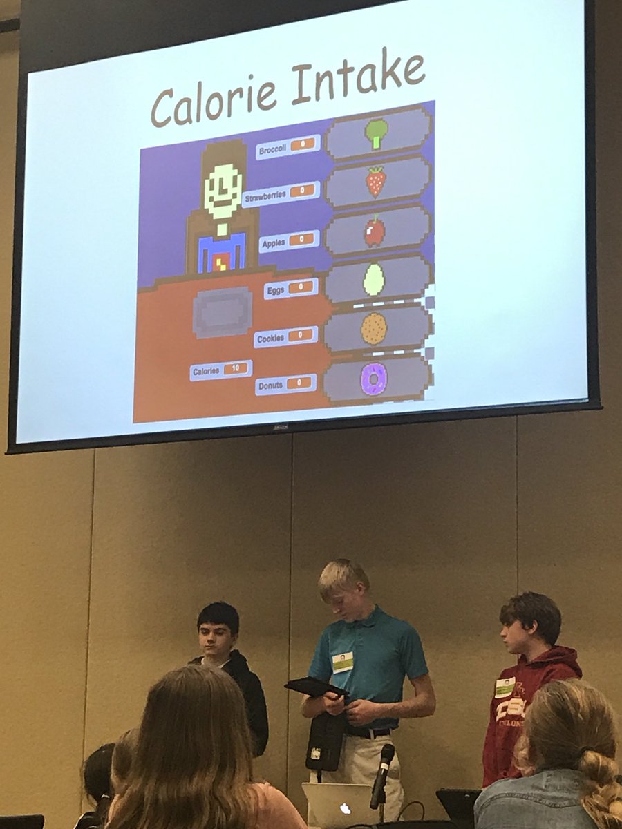 MsKayleeWatson's tweet photo. Learning about how to use @scratch and how to build a 3D printer using LEGO’s at the Student Technology Conference! #crstutech #edtechminor #edt #ctele https://t.co/kNncwfoU7p