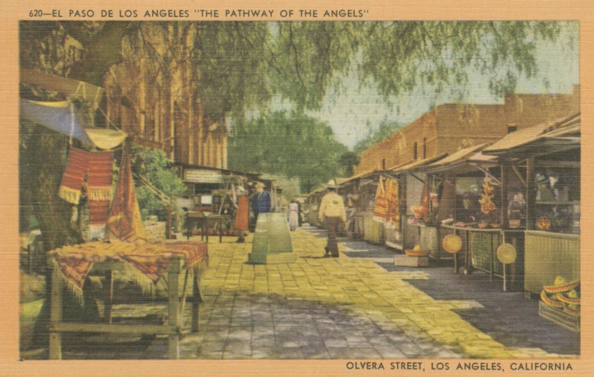 LAhistory (@lahistory) on Twitter photo Olvera Street opened #OTD in 1930. Postcard via <a href="/LMULibrary/">William H. Hannon Library</a>: digitalcollections.lmu.edu/cdm/singleitem… Olvera Street opened #OTD in 1930. Postcard via <a href="/LMULibrary/">William H. Hannon Library</a>: digitalcollections.lmu.edu/cdm/singleitem…