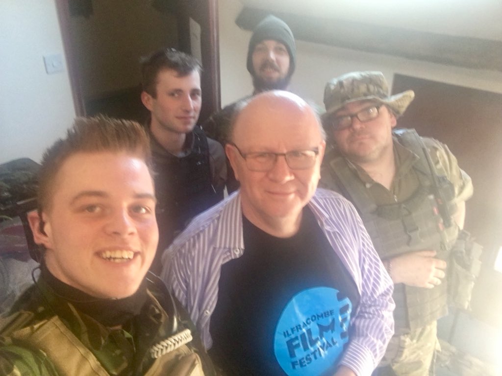 The military are arriving <a href="/FilmIlfracombe/">Ilfracombe Film Fest</a> #ILFF2018