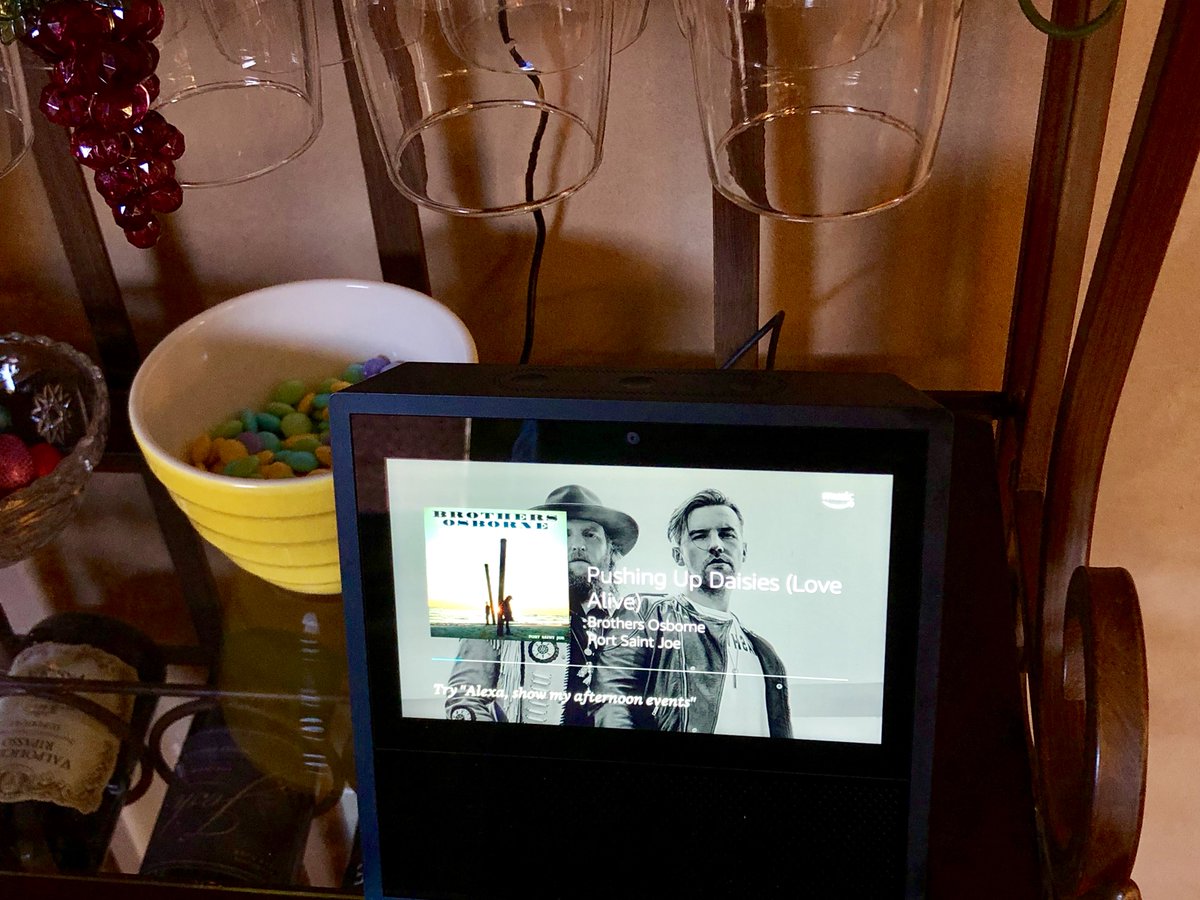 uconncrazy's tweet photo. Thanks @amazon Alexa for playing me @brothersosborne #PortSaintJoe. Drank like Hank #1!!!
#Kickenback https://t.co/klBDb6XTQN