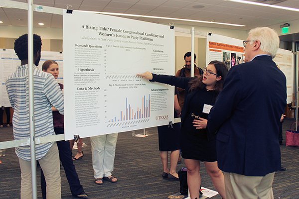 LiberalArtsUT's tweet photo. Information Quest: Undergraduate Research Week 2018 | Read about six liberal arts student researchers and their project in this Life & Letters story celebrating #UTResearchWeek https://t.co/PQf06QEeSk https://t.co/y0XvJuvv8k