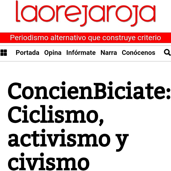 ConcienBiciate's tweet photo. Bb's nuestros amigos de @laorejaroja realizaron este articulo hablando de nuestro papel y aporte hacia el ciclismo, ser unos actores de buen comportamiento y gran alegría con todas las personas, Pueden leerla en nuestra pagina de Facebook❤ https://t.co/RRWkC3kNXn