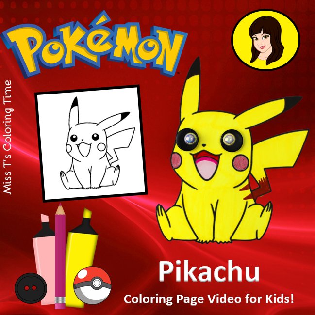 MissColorTime's tweet image. Pikachu Coloring Page Video for Kids! Make sure to watch this family friendly Pikachu coloring page video! Click here to watch: youtube.com/watch?v=gzICDB…
#pokemon #pikachu #pikachucoloringpages #pokemoncoloringpages #misscoloringtime #coloringpagesforkids #coloringvideosforkids