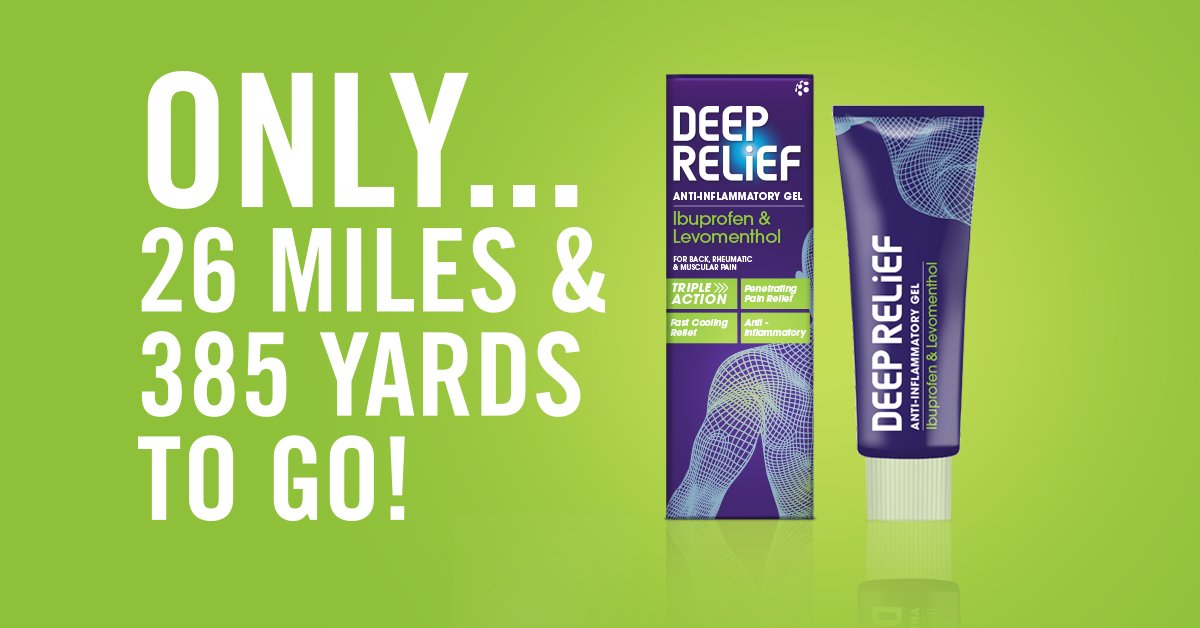 Wishing all London Marathon runners best of luck for Sunday.
#LondonMarathon #DeepRelief #RDesign #NewPackaging #Mentholatum