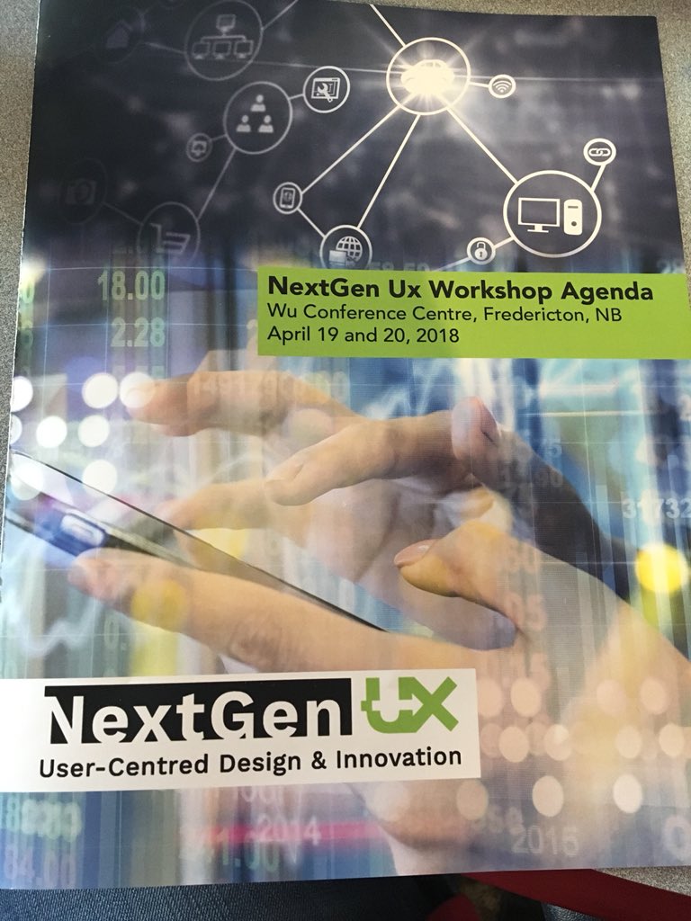 SenKristaRoss's tweet photo. One of the most interesting conferences I’ve attended! UX & HCI are backbone to virtually everything (& everything virtual) Thanx to @julesmaitland for her vision! #innovation #nextgenux #UserCentredDesign https://t.co/4JSznsfWXV