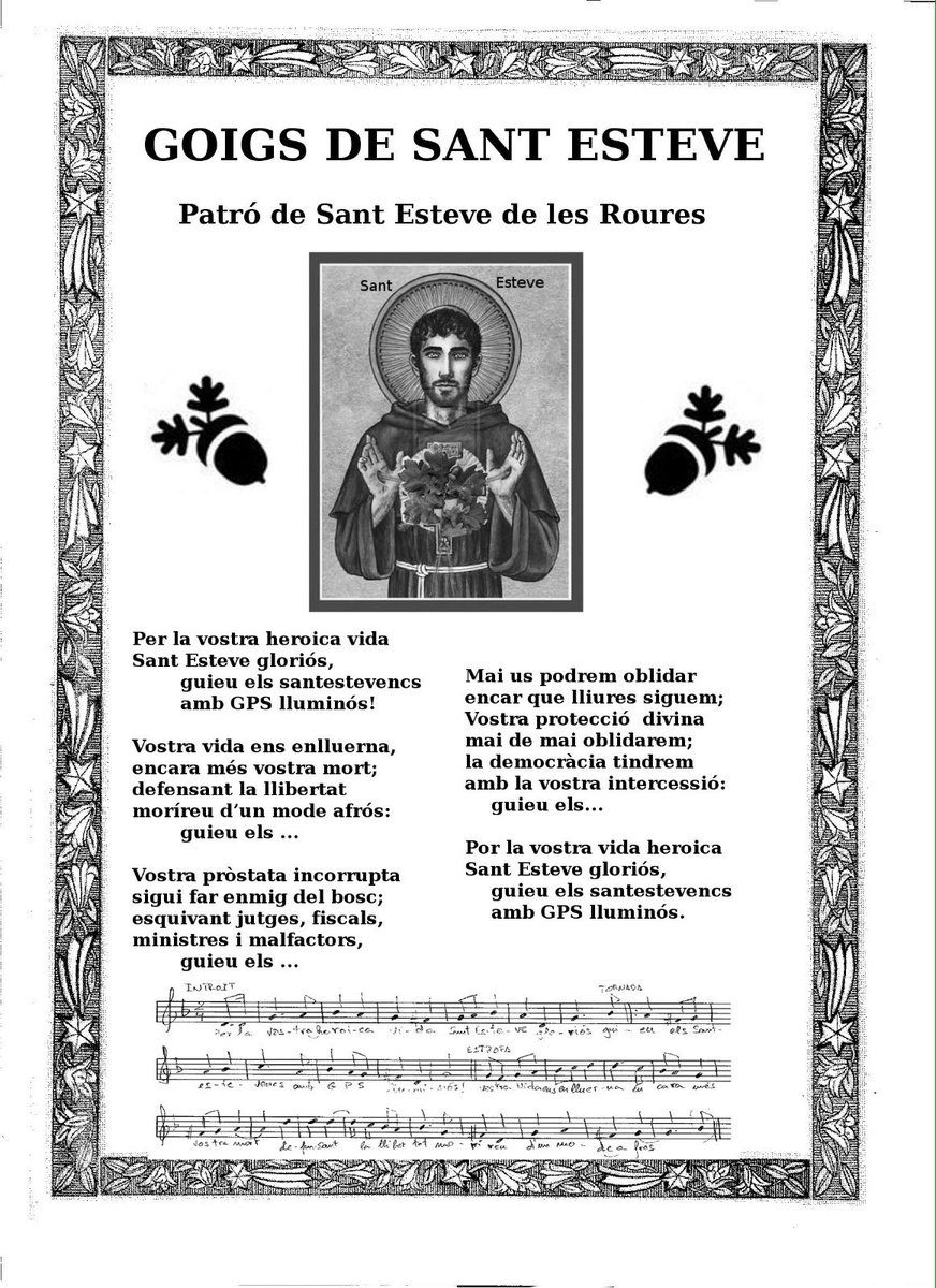 Amics de #SantEsteveDeLesRoures despres de tot el dia remenant pel magatzem he trobat la caixa de coses de l'àvi 😁
HE TROBAT ELS GOIGS DE ST ESTEVE <a href="/st_esteveroures/">Ajuntament de Sant Esteve de les Roures</a> @arxiuSER #somroues i no ens tombaran