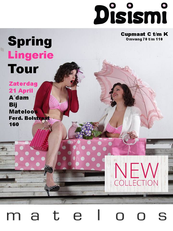 Disismi in Amsterdam morgen zaterdag bij mateloos <a href="/WebshopMateloos/">Mateloos</a>  <a href="/BagoesMode/">Bagoes plus size fashion</a> ...lingerie &amp; badmode
