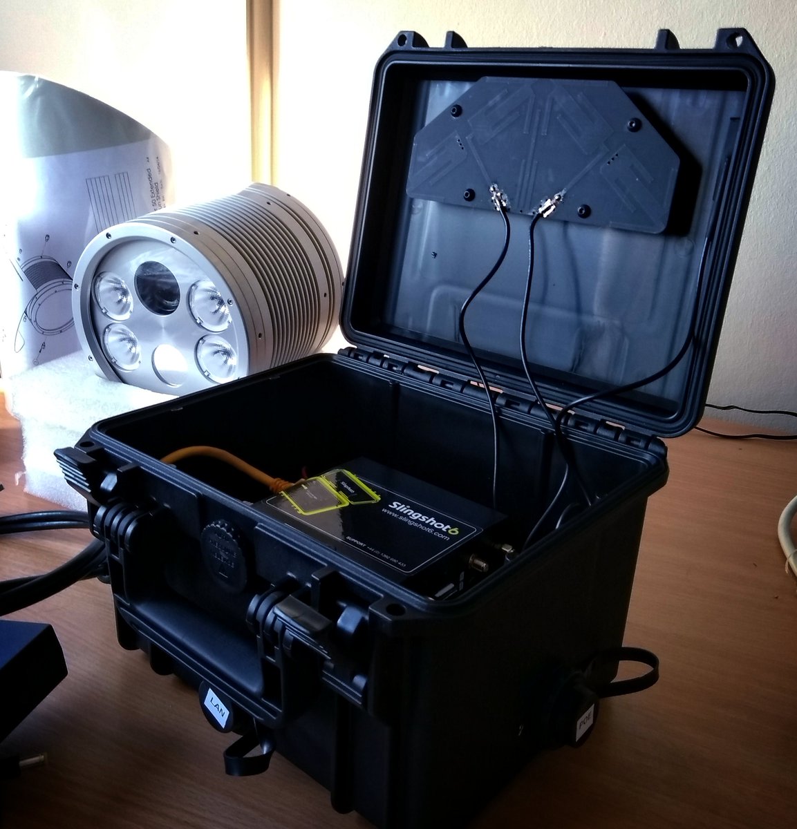SlingshotNow's tweet photo. A busy end to a hectic week! Provided remote support for SuperYacht #LTE #wifi in the south of France this morning, Shipped another preconfigured easy deploy remotely managed ANPR camera and #cellular #CloudCase this afternoon. #wifiwithoutwires #TGIFriday https://t.co/G9avN0hS6Q